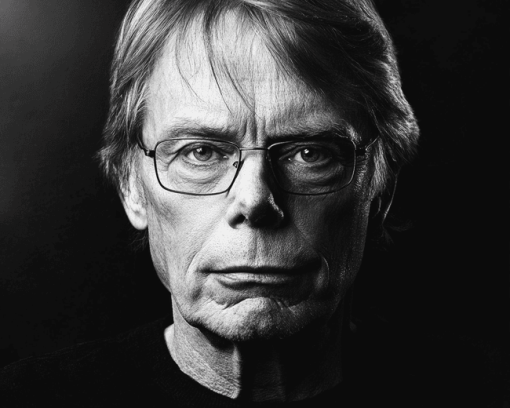 Stephen King Black And White Diamond Painting