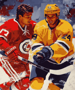 Steve Yzerman Sports Legend Diamond Painting