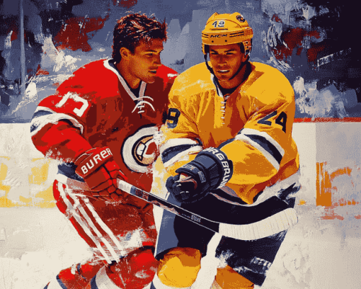 Steve Yzerman Sports Legend Diamond Painting