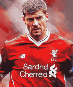 Steven Gerrard Football Icon Diamond Painting