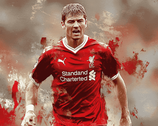 Steven Gerrard Football Legend Diamond Painting