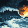 Stormy Tsunami Animation Diamond Painting