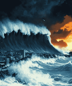 Stormy Tsunami Animation Diamond Painting