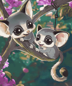 Sugar Glider Cartoon Diamond Painting