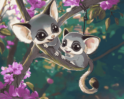 Sugar Glider Cartoon Diamond Painting