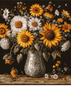 Sunflower Bouquet Diamond Painting