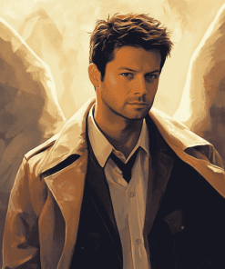 Supernatural Castiel Angel Diamond Painting