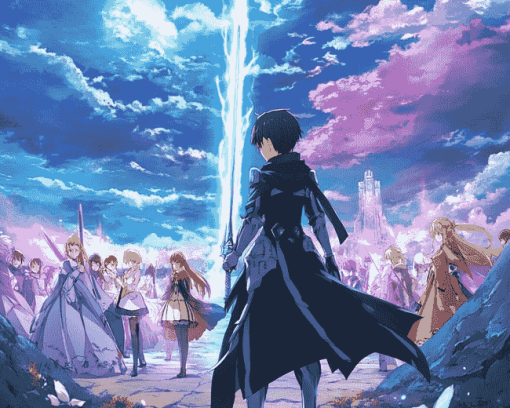 Sword Art Online Anime Diamond Painting