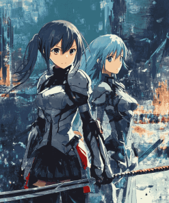 Sword Art Online Girls Anime Diamond Painting