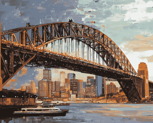 Sydney Harbor Icon Diamond Painting