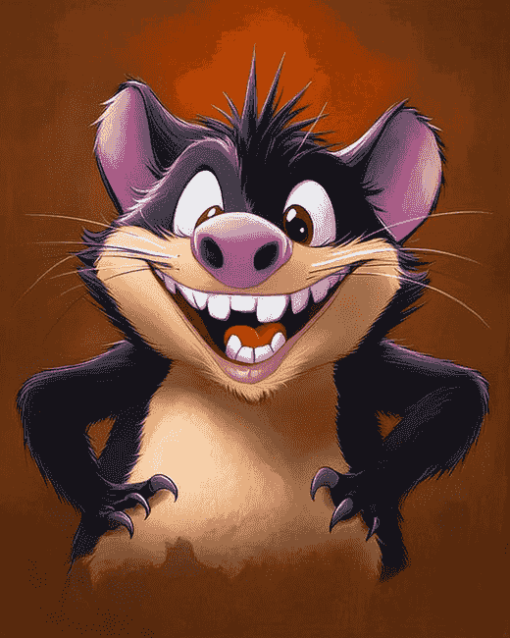 Tasmanian Cartoon Taz Diamond Painting