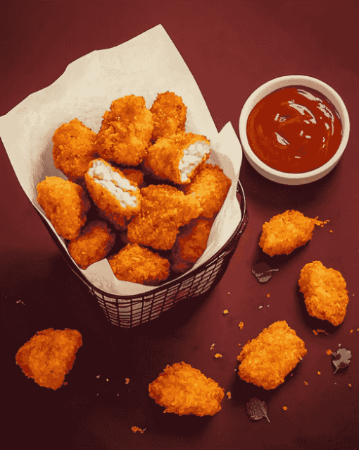 Tasty Chicken Nuggets Diamond Painting