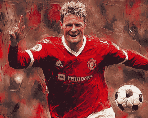 Teddy Sheringham Football Legend Diamond Painting