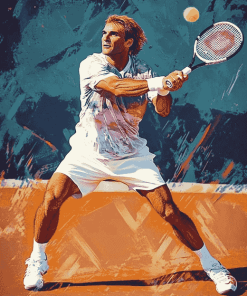 Tennis Legend Andre Agassi Diamond Painting