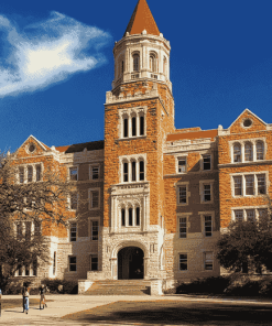 Texas University Landmark Diamond Painting