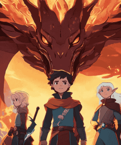 The Dragon Prince Cartoons Diamond Painting