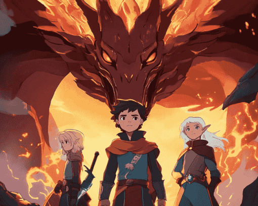 The Dragon Prince Cartoons Diamond Painting