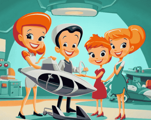 The Jetsons Animation Diamond Painting