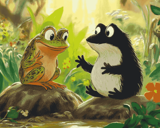 The Little Mole Classic Animation Diamond Painting