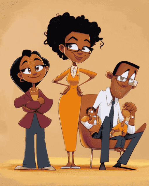 The Proud Family Animation Diamond Painting