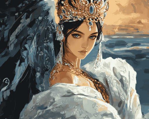 The Swan Princess Diamond Painting