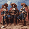 The Three Musketeers Vintage Warriors Diamond Painting