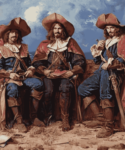 The Three Musketeers Vintage Warriors Diamond Painting