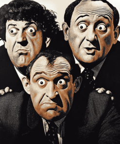 The Three Stooges Classic Humor Diamond Painting