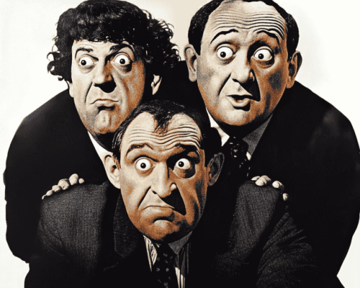 The Three Stooges Classic Humor Diamond Painting