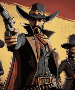 The Weird West Game Art Diamond Painting