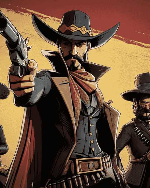 The Weird West Game Art Diamond Painting