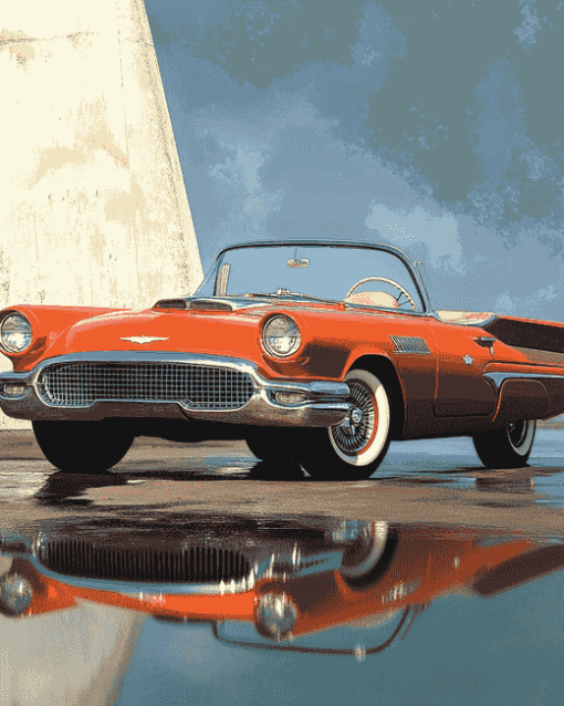 Thunderbird Cars Diamond Painting