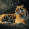 Tiger and Leopard Diamond Painting