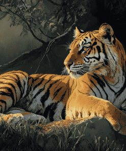 Tiger and Leopard Diamond Painting