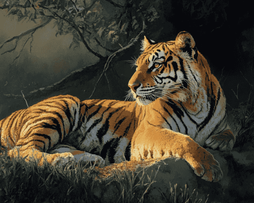 Tiger and Leopard Diamond Painting