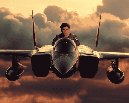 Top Gun Iconic Movie Diamond Painting