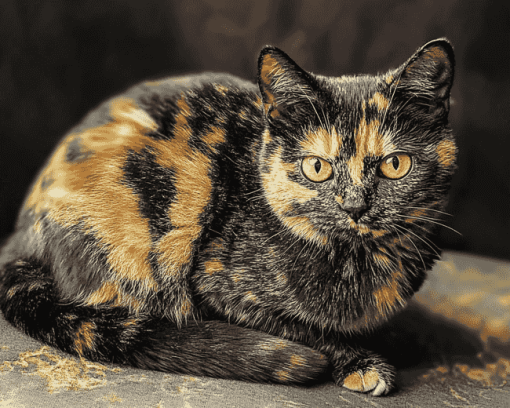 Tortoiseshell Cat Diamond Painting