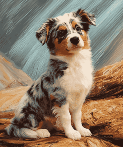 Toy Aussie Puppies Diamond Painting