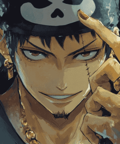 Trafalgar Law Anime Diamond Painting