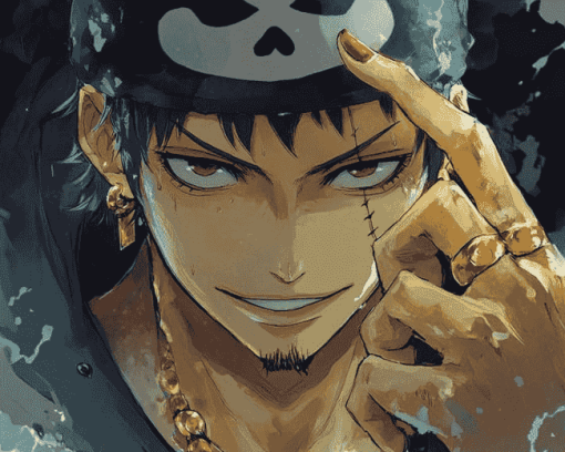 Trafalgar Law Anime Diamond Painting