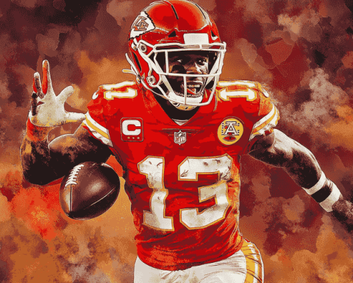 Tyreek Hill Famous Football Player Diamond Painting