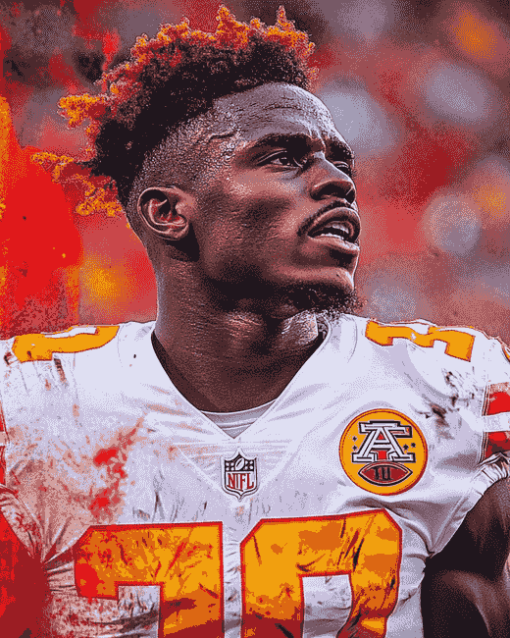 Tyreek Hill Famous Footballer Diamond Painting