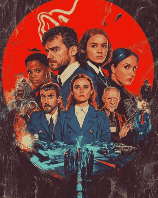 Umbrella Academy Stars Diamond Painting