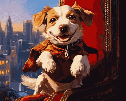 Underdog Puppy Friends Diamond Painting