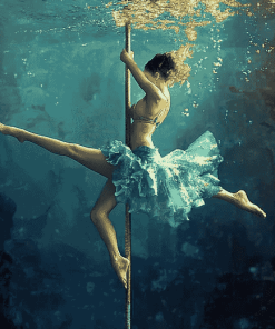 Underwater Women Dancer Diamond Painting