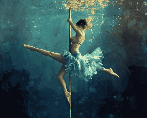 Underwater Women Dancer Diamond Painting