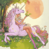 Unicorn Girls Fantasy Diamond Painting