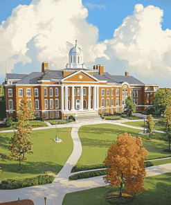 University of Kentucky Building Diamond Painting