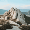 Uslan Rock Mountain Scenery Diamond Painting