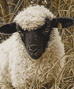 Valais Blacknose Sheep Diamond Painting